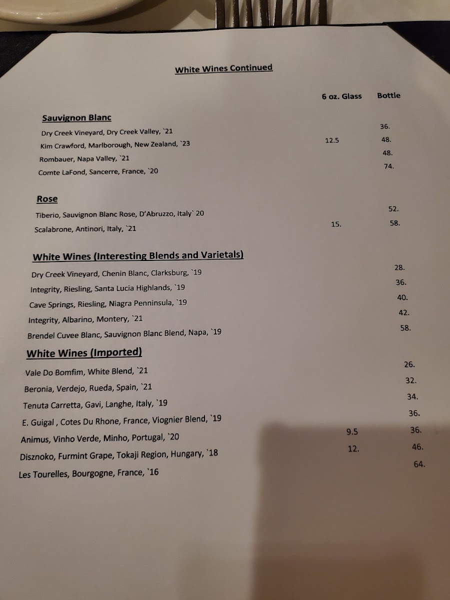 Menu - Red Tavern photo 5