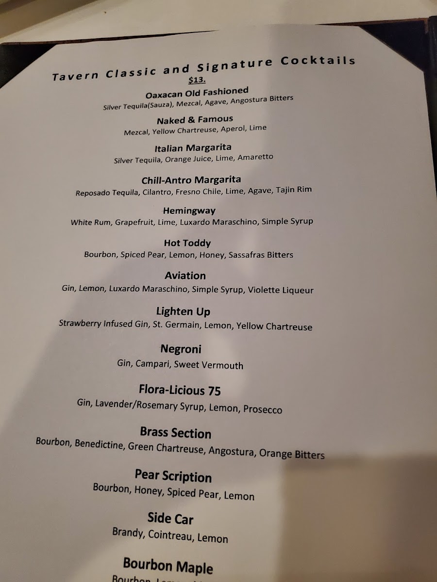 Menu - Red Tavern photo 9